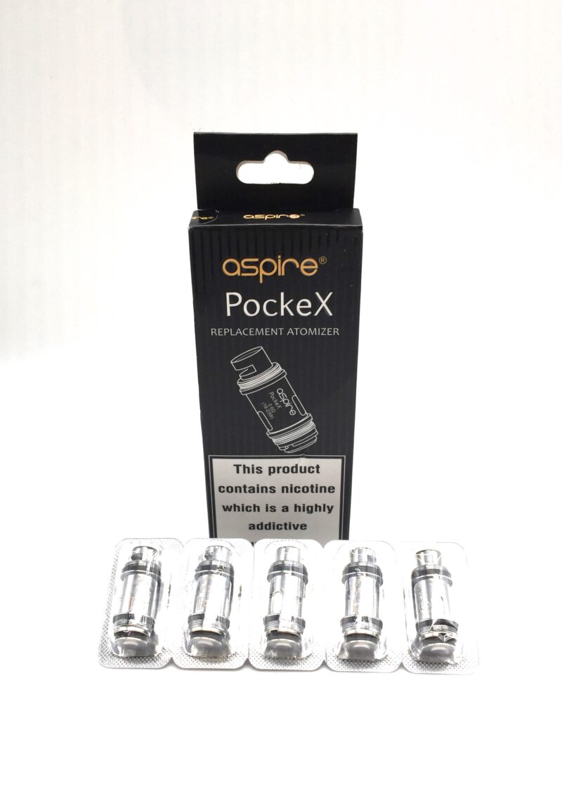 Aspire Pocke X coils 0.6 and 1.2 Ohms - 5 Pack