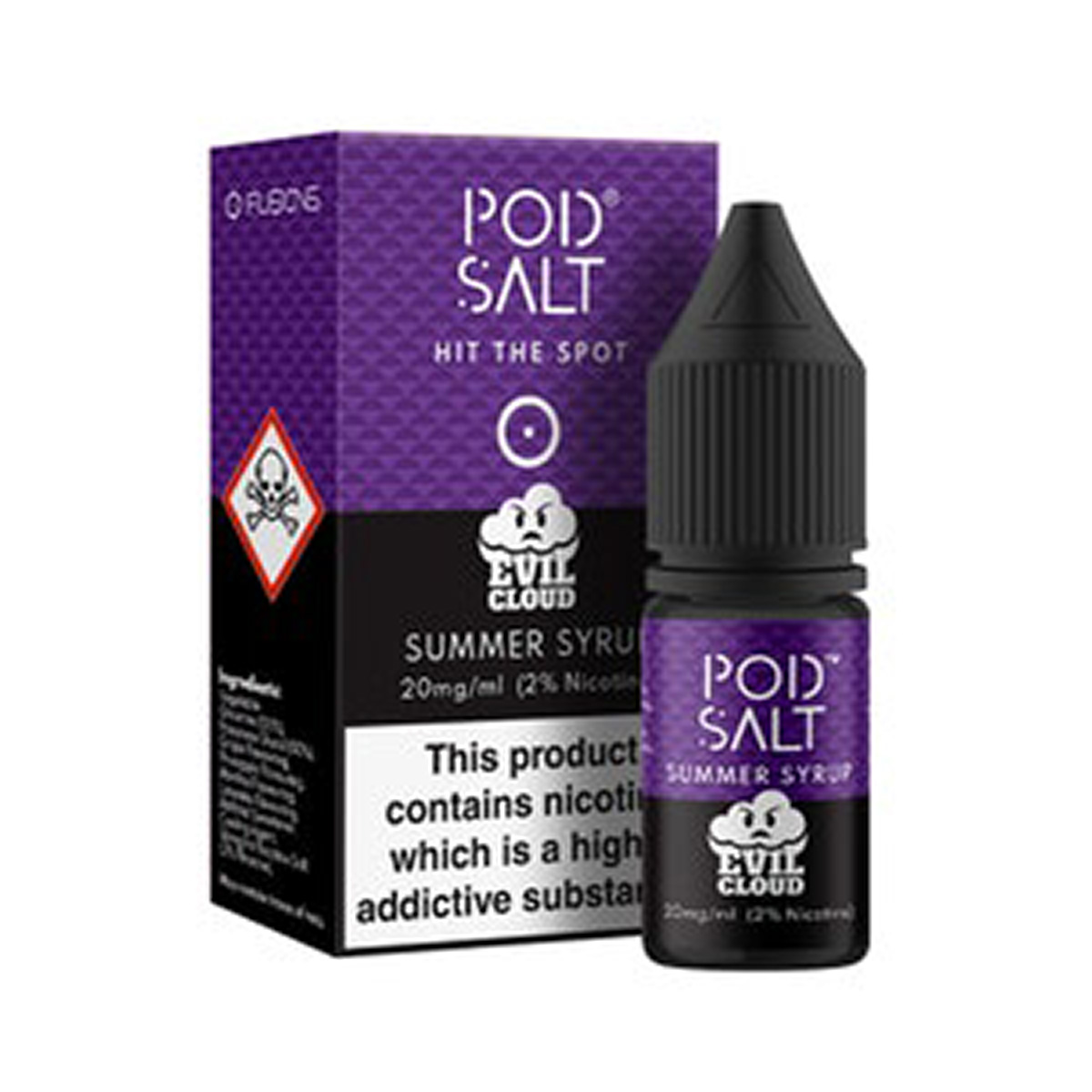 Pod Salt Evil Cloud Summer Syrup Nic Salt 10ml