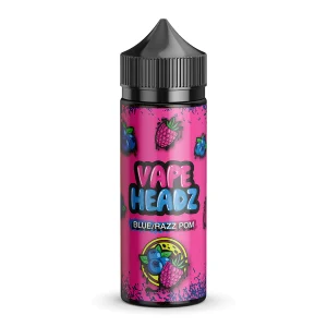 Vape Headz Blue/Razz Pom - 100ml shortfill