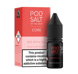 Pod Salt Red Apple Ice - Nic Salts - 10ml