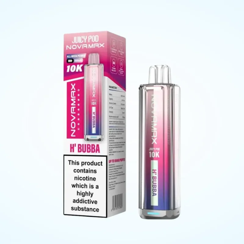 Juicy Pod NovaMax 10K Pre-filled Pod H'Bubba