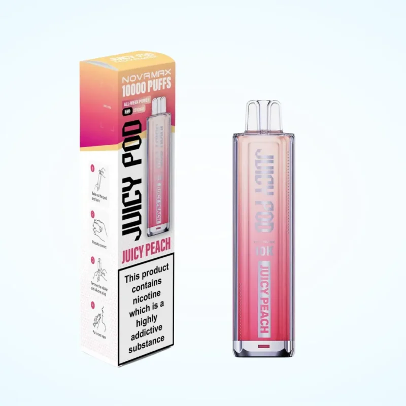 Juicy Pod NovaMax 10K Pre-filled Pod Juicy Peach