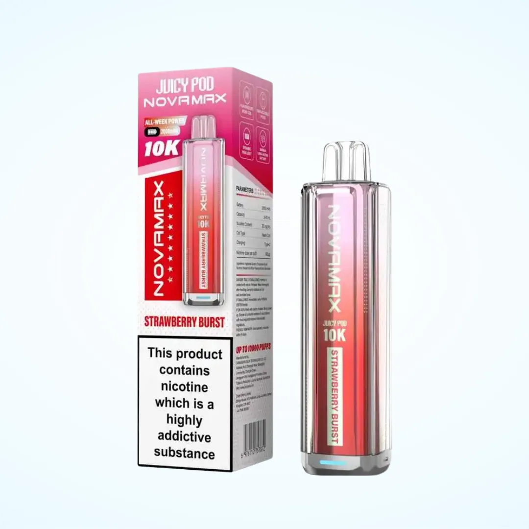 Juicy Pod NovaMax 10K Pre-filled Pod Kit Strawberry Burst